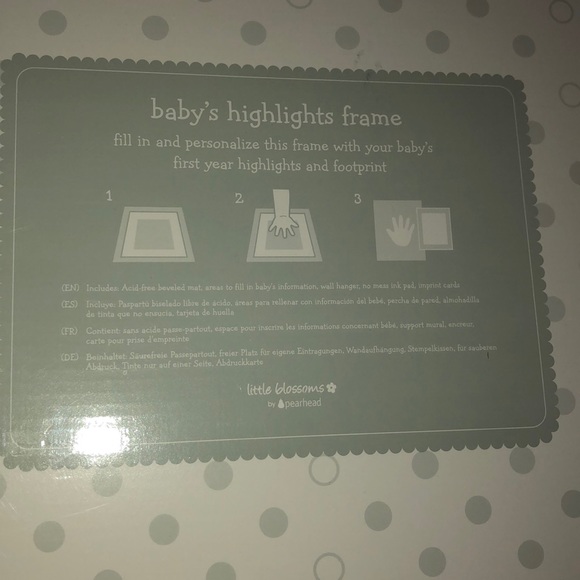 All About Me baby highlight frame - Picture 2 of 2
